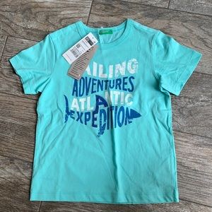 Benetton T shirt brand new 4-5yrs old XS